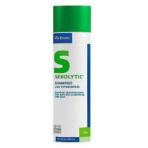 Shampoo Dermatológico Virbac Sebolytic Sis Para Cães 250 Ml