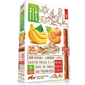 Petisco Fit Para Cães Sabor Banana, Abóbora E Aveia 50g