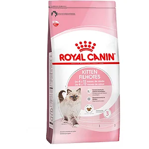Racao Royal Canin Kitten Para Gatos Filhotes Com Ate 12 Meses De Idade 1,5kg