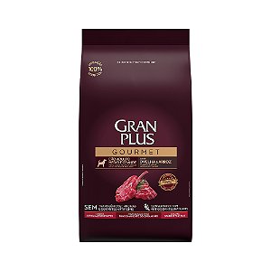 Ração Seca GranPlus Gourmet Ovelha & Arroz para Cães Adultos Raças Médias e Grandes 3Kg