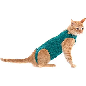 Roupa Pós Castração Pet Med Duo Dry Verde Para Gatos Tam.5