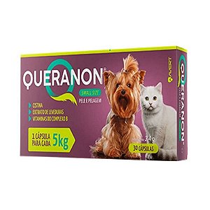 Suplemento Queranon Avert 5kg para Saúde da Pele e Pelagem de Cães e Gatos 1 Unidade