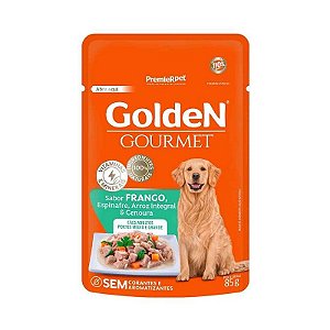 Ração Úmida Golden para Cães Adultos com Frango 85g