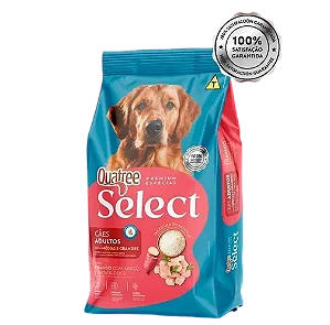 Ração Quatree Select para Cães Adultos Raças Média e Grande Frango e Arroz 15Kg