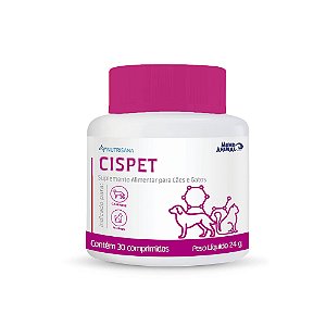 Suplemento Mundo Animal Cispet 30 Comprimidos