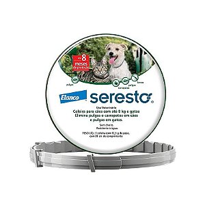 Coleira Antipulgas Elanco Seresto para Proteção Eficaz - 1 Unidade