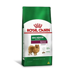 Ração Royal Canin Mini Indoor para Cães Idosos - 7,5kg