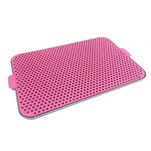 Sanitário Higiênico Power Pets Rosa Prático para Cães