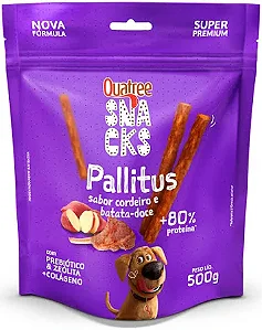 Snacks Quatree Pallitus Sabor Cordeiro E Batata Doce - 500g