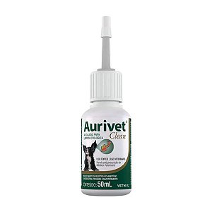 Solução Otológica Vetnil Aurivet Clean - Limpeza e Higiene dos Ouvidos - 30ml