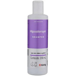 Shampoo Konig Hipoalergênico para Cães e Gatos 200 ml