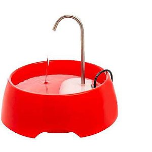 Fonte Bebedouro Aqua Mini Amicus Bivolt Vermelha - Amicus