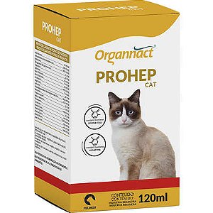 Suplemento Vitaminico Aminoácido Organnact Prohep Cat 120ml - Organnact
