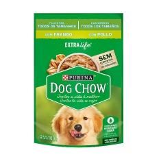 Ração Úmida Dog Chow Cães Filhotes Frango 100g