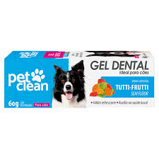 Gel Dental Pet Clean Sabor Tutti-frutti Para Cães E Gatos 60g