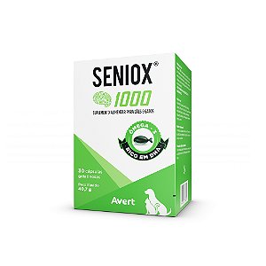 Suplemento Avert Seniox 1000 com 30 Cápsulas - Avert