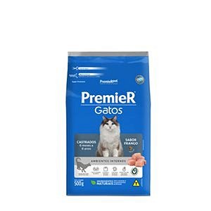 Ração Seca Ambientes Internos Sabor Frango Premier 500g