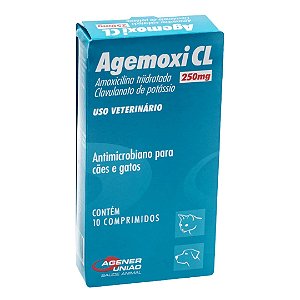 Antibiótico Agener União Agemoxi Cl 250mg C/10 Comprimidos