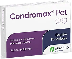 Suplemento Alimentar Condromax Pet Para Cães E Gatos C/90 Comprimidos - Ourofino