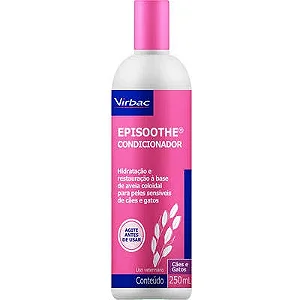 Condicionador Virbac Episoothe Para Peles Sensíveis E Irritadas 250ml