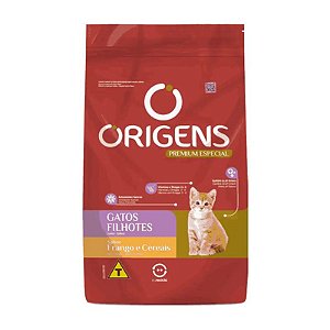 Ração Seca Origens para Gatos Filhotes Sabor Frango e Cereais 1kg