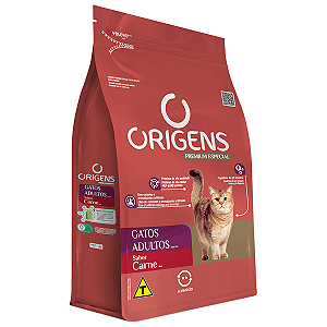 Ração para Gatos Origens Adultos Sabor Carne 10,1kg
