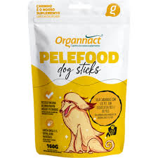 Suplemento Organnact Pelefood Dog Sticks Para Cães 160g