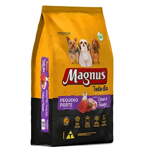 Ração Magnus Premium Todo Dia Cães Pequeno Porte Sabor Carne E Frango 15Kg
