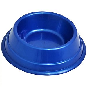 Comedouro Plástico Triton Dog Azul 140ml para Alimentação Saudável de Gatos