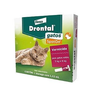 Vermífugo Elanco Drontal Spot On para Cães e Gatos 1 Bisnaga
