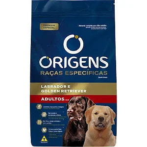 Ração Seca Origens Raças Específicas para Cães Adultos das Raças Labrador e Golden Retriever 15kg