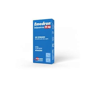 Antiemético Emedron Agener 20mg para Alívio de Náuseas 10 Comprimidos