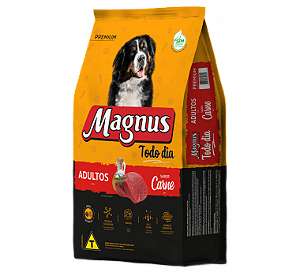 Ração Magnus Todo Dia para Cães Adultos Sabor Carne 20kg