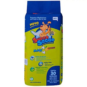 Tapete Higiênico Super Secão Max - Aroma Cítrico - Petix - 30 Unidades