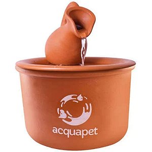 Fonte Bebedouro de Cerâmica Acquapet Tipo Jarro - Água Fresca para Gatos
