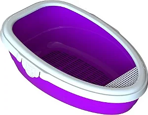 Bandeja Higiênica Furcat Para Gatos Lilás