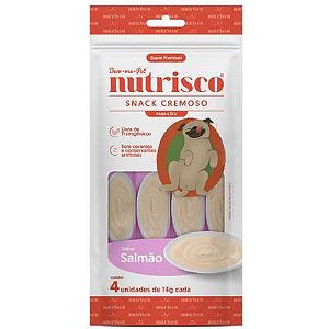 Petisco para Cães Snack Cremoso Nutrisco Sabor Salmão 14g