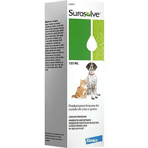 Solução Elanco Surosolve Para Limpeza De Ouvido 125ml