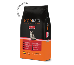 Ração Finotrato Prime para Gatos Castrados Sabor Salmão 3kg