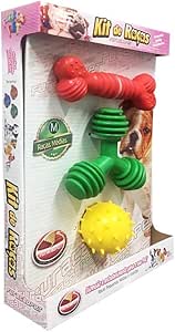 Kit 3 Brinquedos Furacão Pet para Cães de Raças Médias