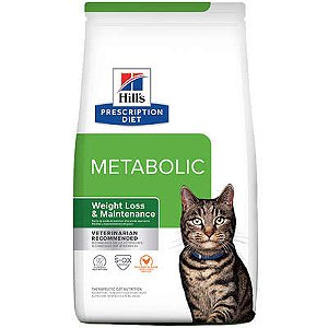 Ração Seca Hills Prescription Metabolic Perda e Manutenção de Peso para Gatos 1,81kg