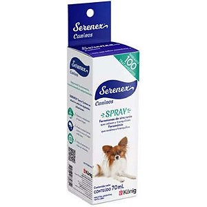 Spray Calmante König para Redução de Estresse em Cães 25ml