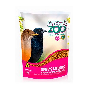 Ração Extrusada Megazoo para Trinca-Ferro e Sabiás 350g