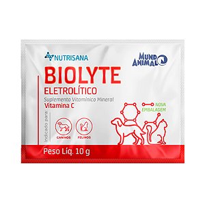 Suplemento Nutrisana Biolyte Eletrolítico Para Cães Sachê 10g - Mundo Animal