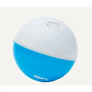 Bola Porta-petisco Pro Canine Azul/Branco 9cm - Atacapet
