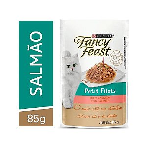 Ração Úmida Fancy Feast Petit Filets Para Gatos Sabor Atum 85g