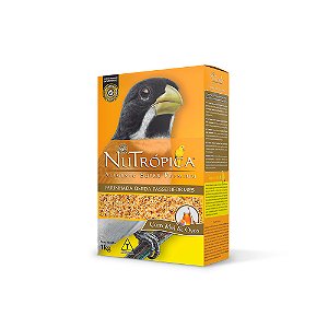 Ração Nutrópica Farinhada Coleiro Pássaros Nativos 1kg