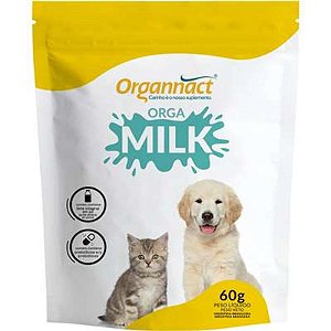 Suplemento Orgamilk Nutritivo Organnact 60g para Cães e Gatos