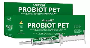 Suplemento Organnact Probiot Pet para Saúde Intestinal 13ml