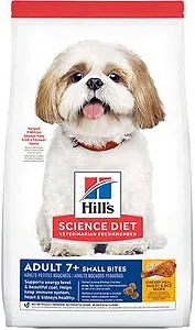 Ração Seca Hills Science Diet Pedaços Pequenos Para Cães Adultos 7+ Sênior 800g